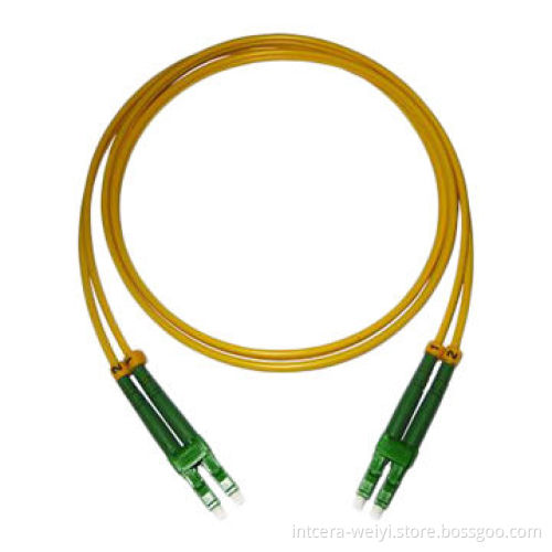 LC/APC- LC/APC SM DX Fiber Optic Patch Cord with Low IL and High RL (0.9&2.0&3.0 Optional)